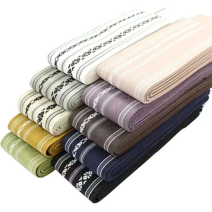 Kimono Yukata Cotton - Мужской пояс-оби для кимоно из хлопка,