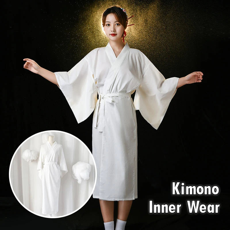 Белое традиционное японское ки – обзор и цена Kimono Yukata Cotton