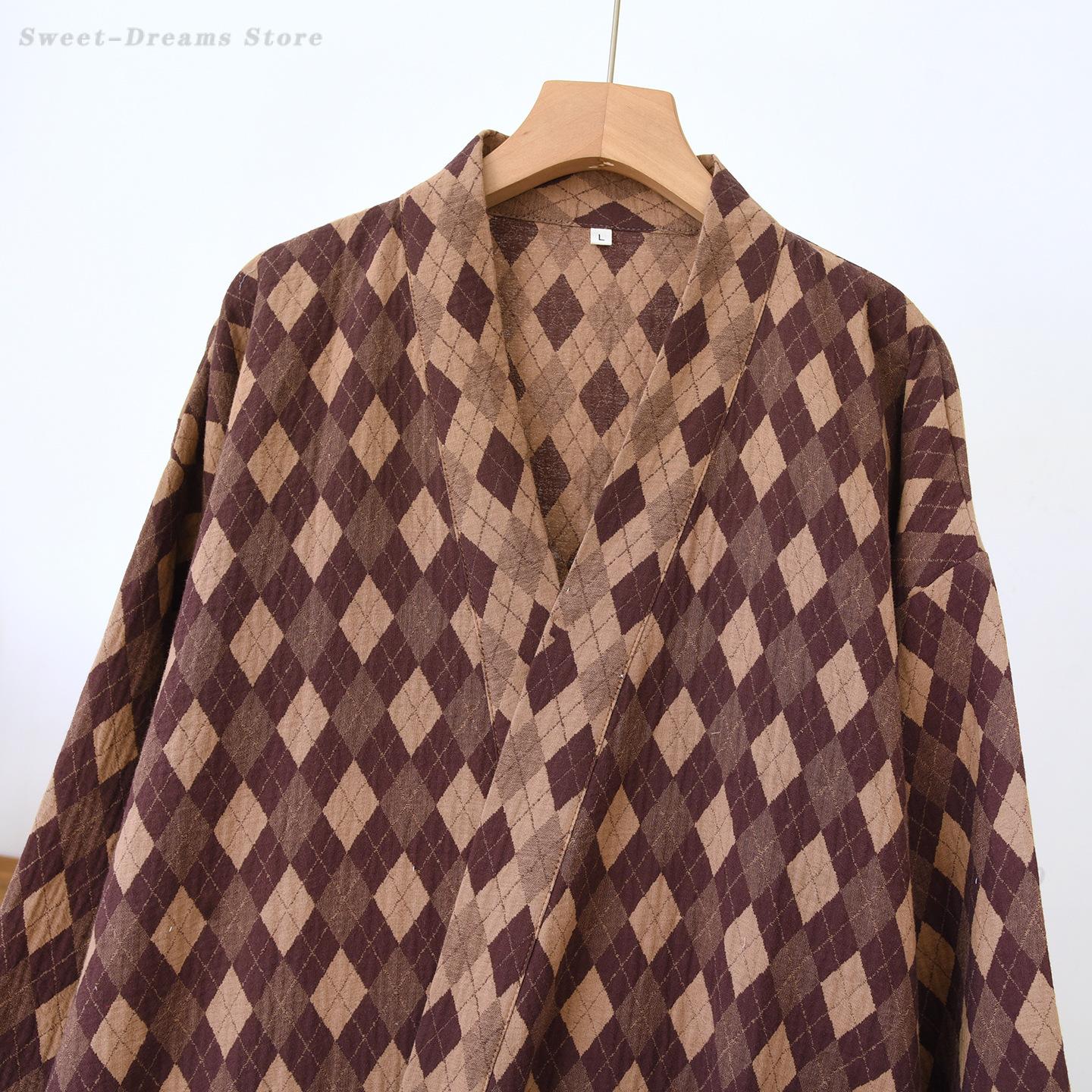 Мужской хлопковый халат-кимоно – обзор и цена Kimono Yukata Cotton